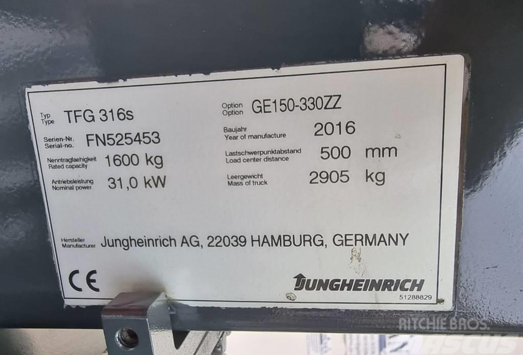 Jungheinrich TFG 316 S LPG (dujiniai) krautuvai