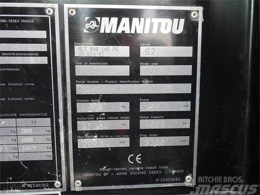 Manitou MLT840-145PS ELITE Teleskopiniai krautuvai žemės ūkiui