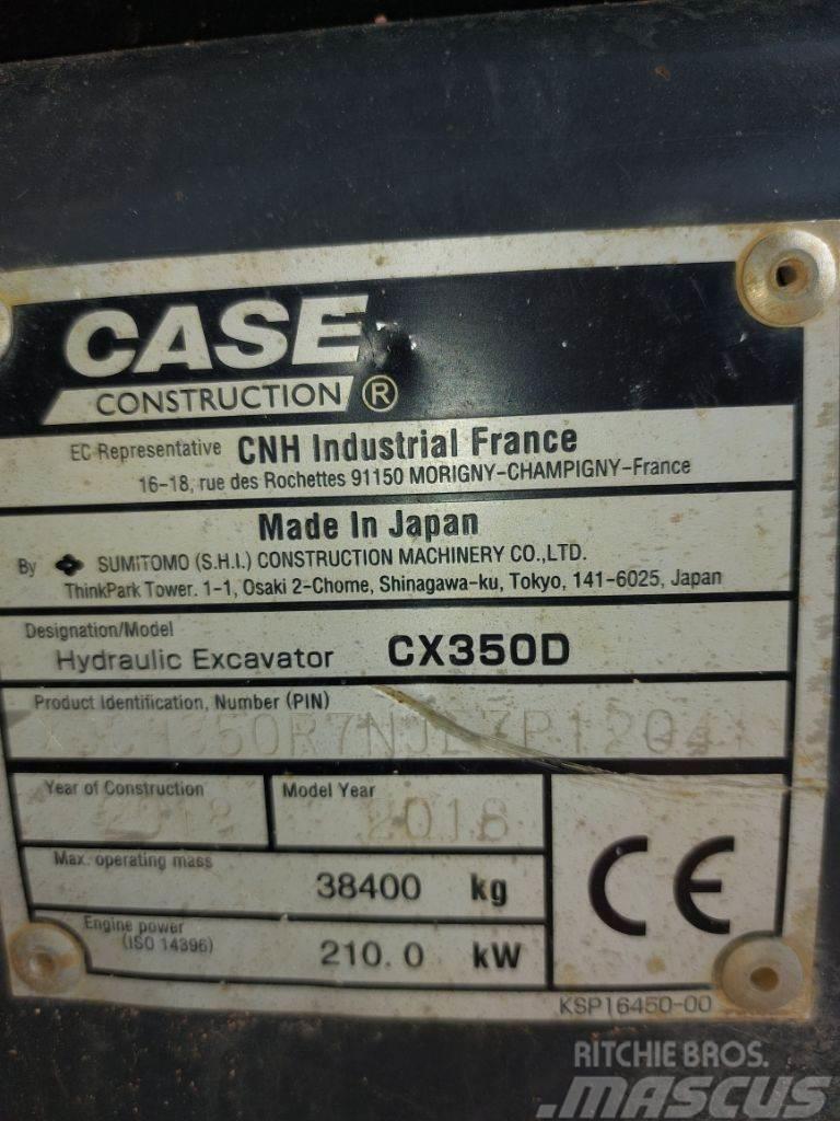 CASE CX 350 D Vikšriniai ekskavatoriai