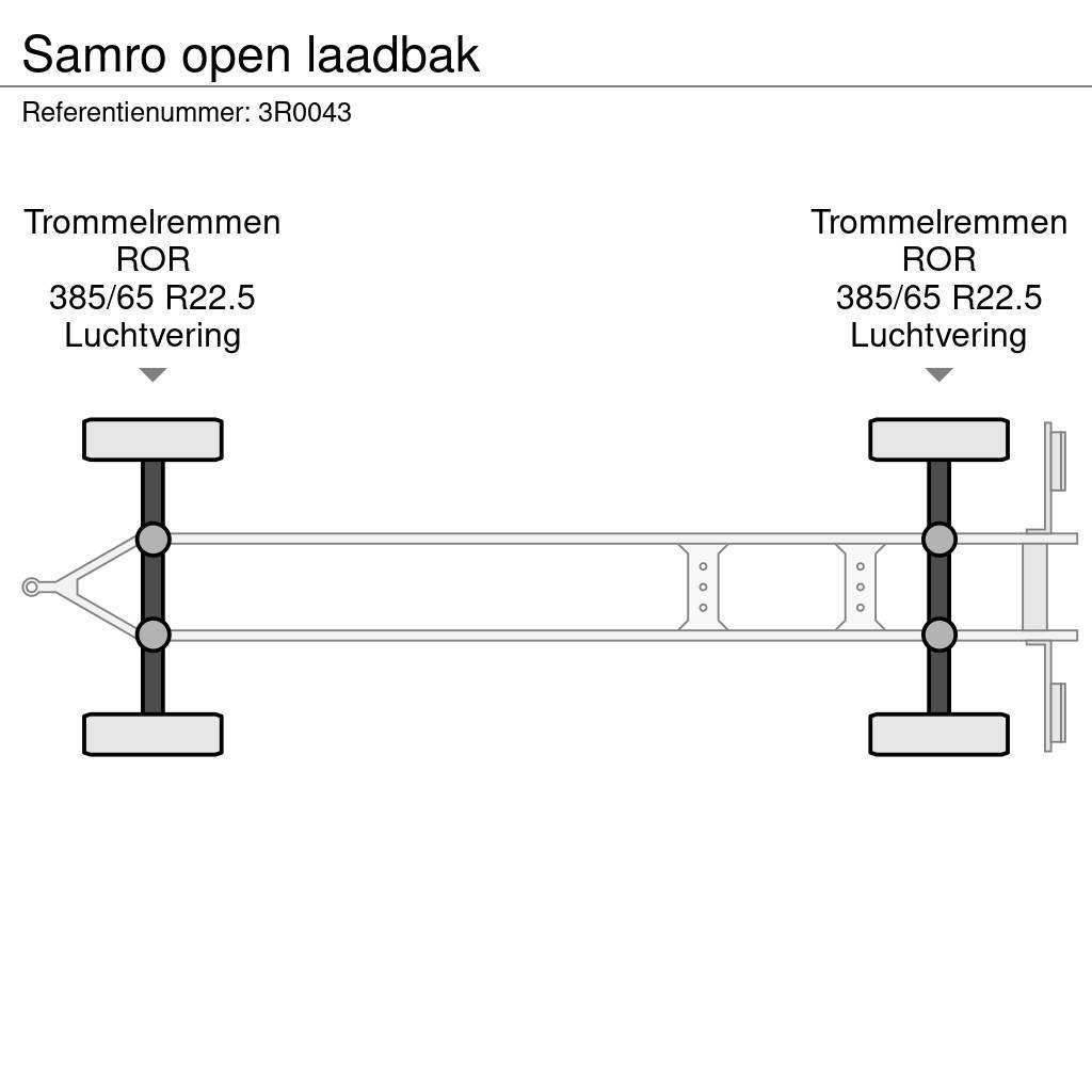 Samro open laadbak Platformos / Pakrovimas iš šono