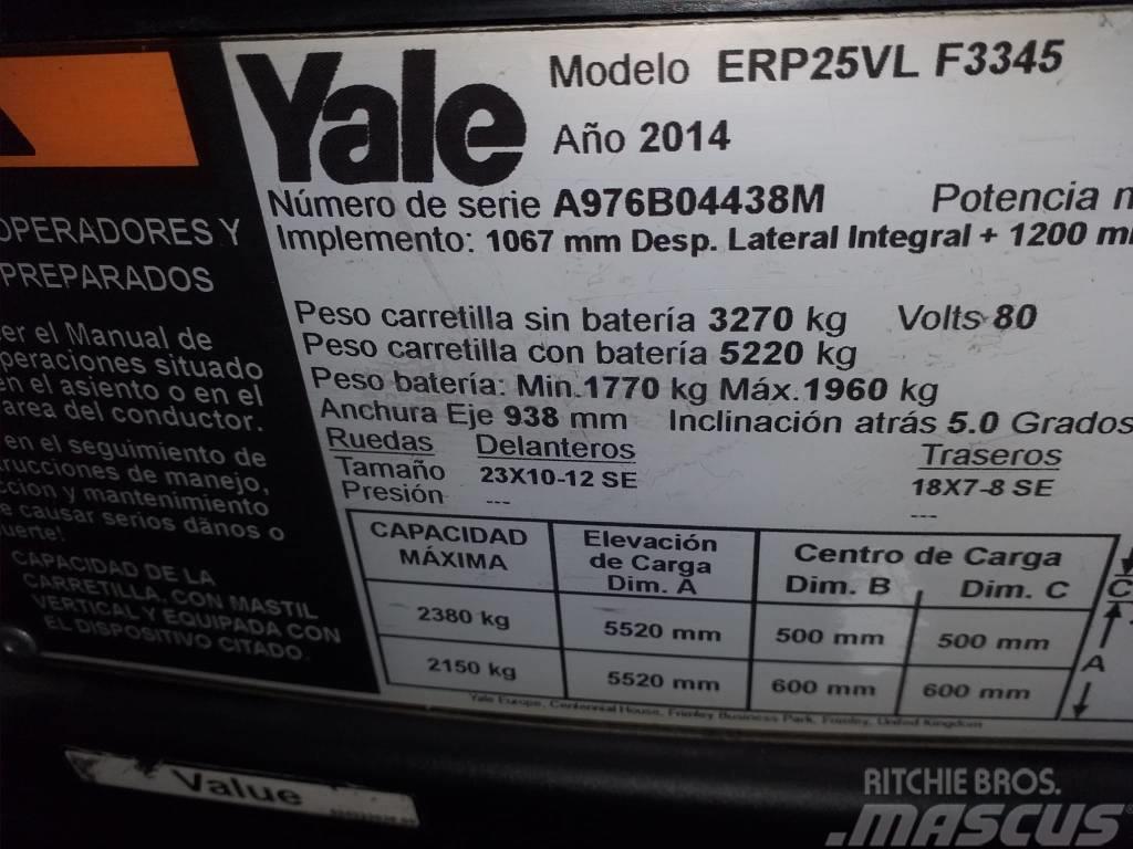 Yale ERP25VL Elektriniai šakiniai krautuvai