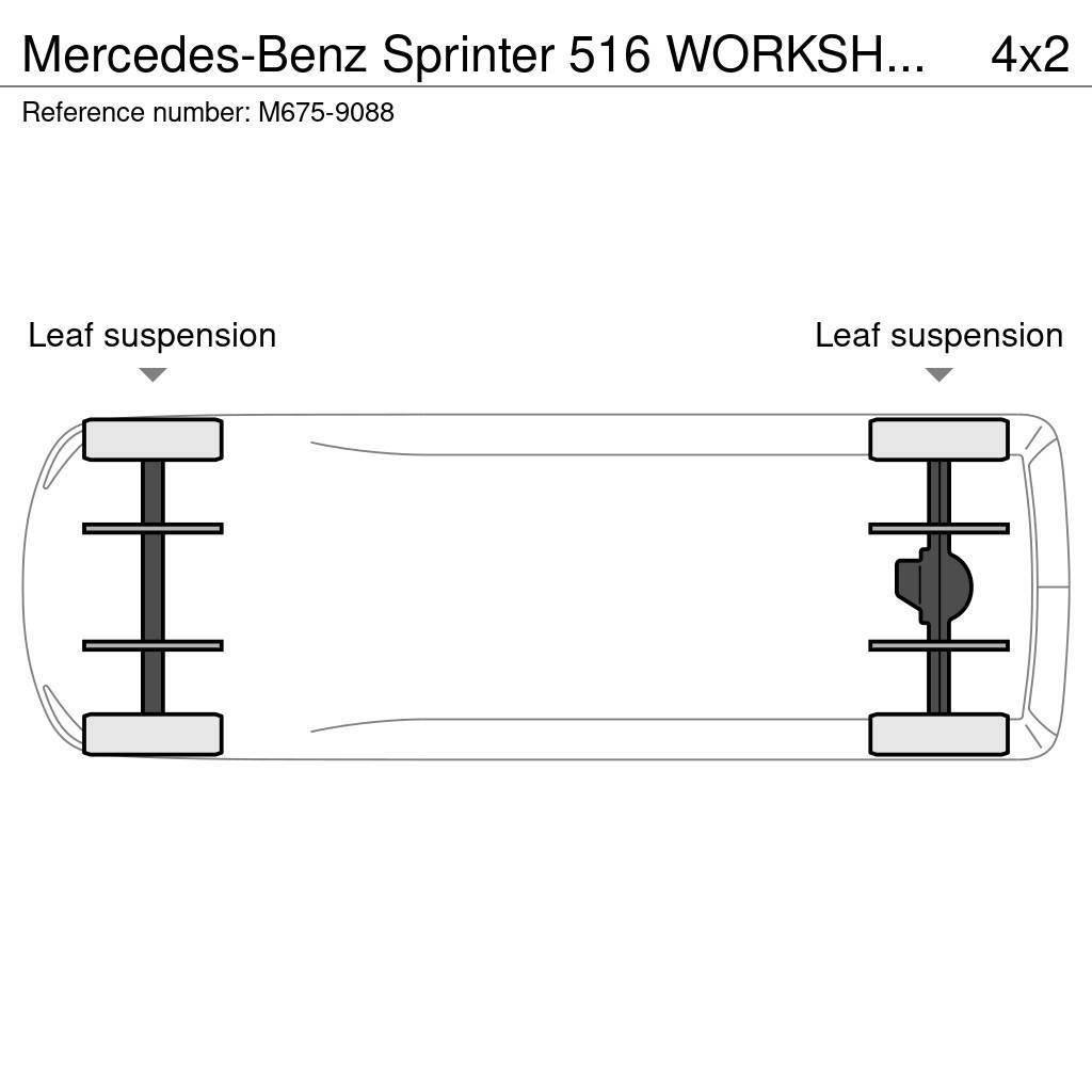Mercedes-Benz Sprinter 516 WORKSHOP EQUIPMENT / BOX L=4559 mm Krovininiai furgonai