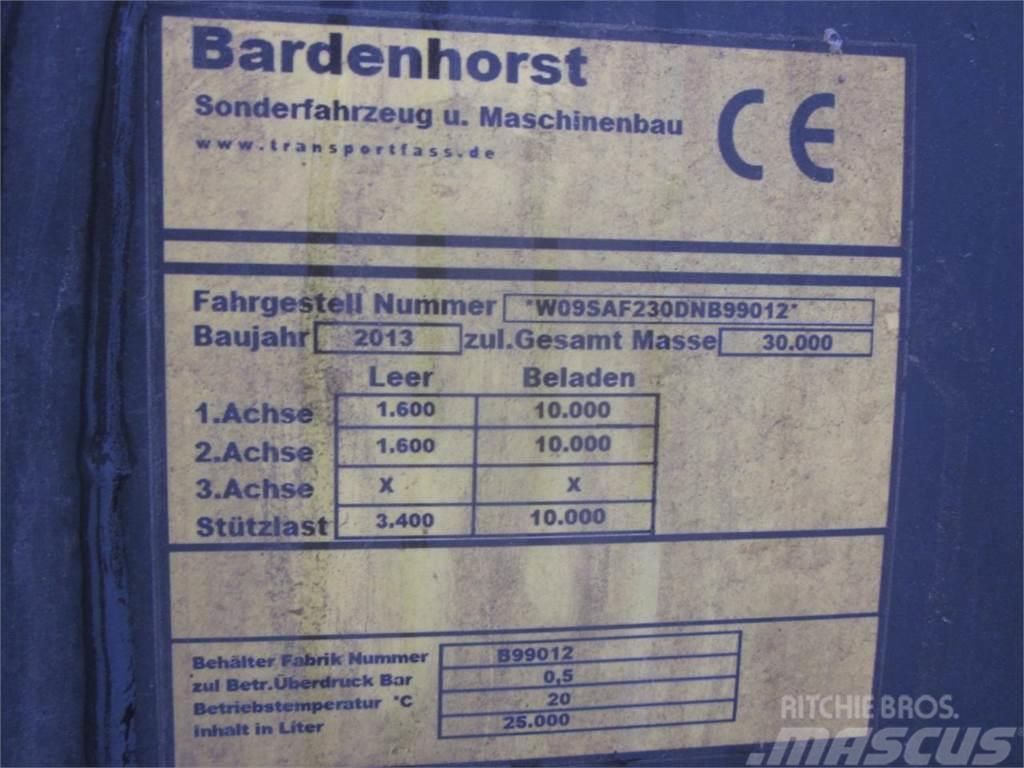  Bardenhorst 25000, 25 cbm, Tanksattelauflieger, Zu Srutų cisternos