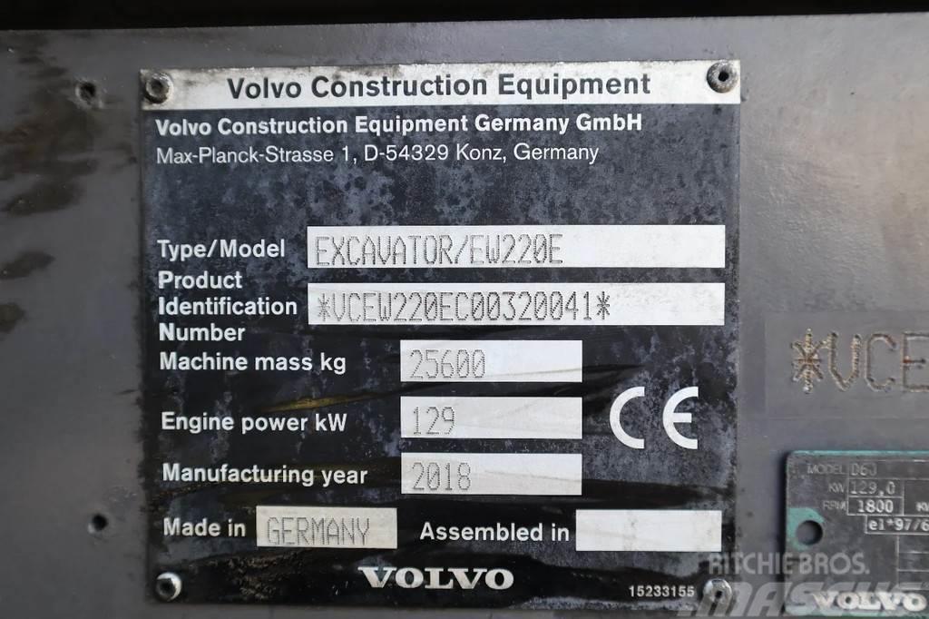 Volvo EW 220 E | TILTROTATOR | BUCKET | 2-PIECE | BSS Ratiniai ekskavatoriai