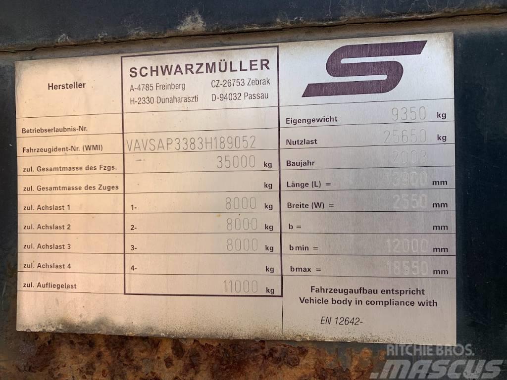 Schwarzmüller jatkokärry Kitos puspriekabės