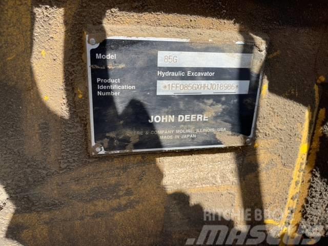John Deere 85G Mini ekskavatoriai < 7 t
