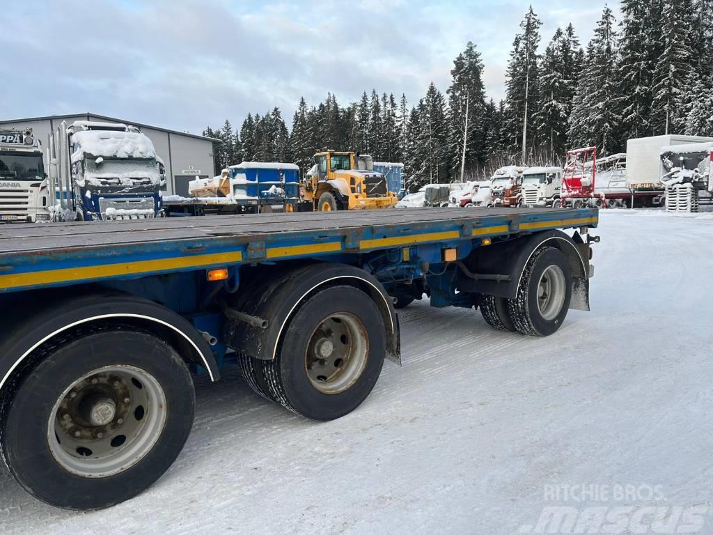  TELIVAUNU JATKETTAVA PAKKO-OHJATTAVA Bortinių sunkvežimių priekabos su nuleidžiamais bortais