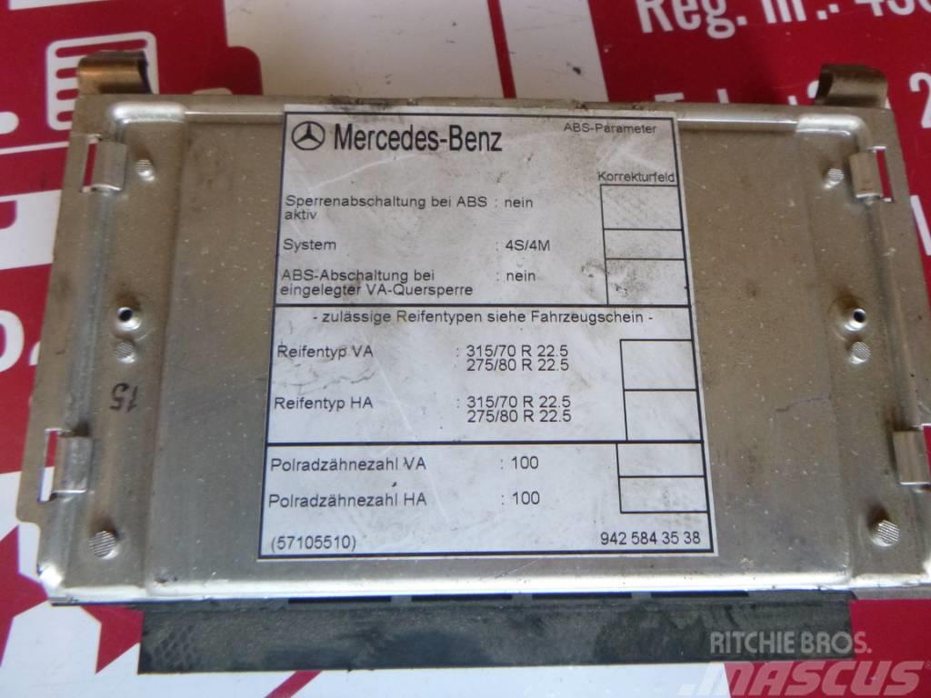Mercedes-Benz Actros 18.43 ABS control unit 000 446 4514 Stabdžiai