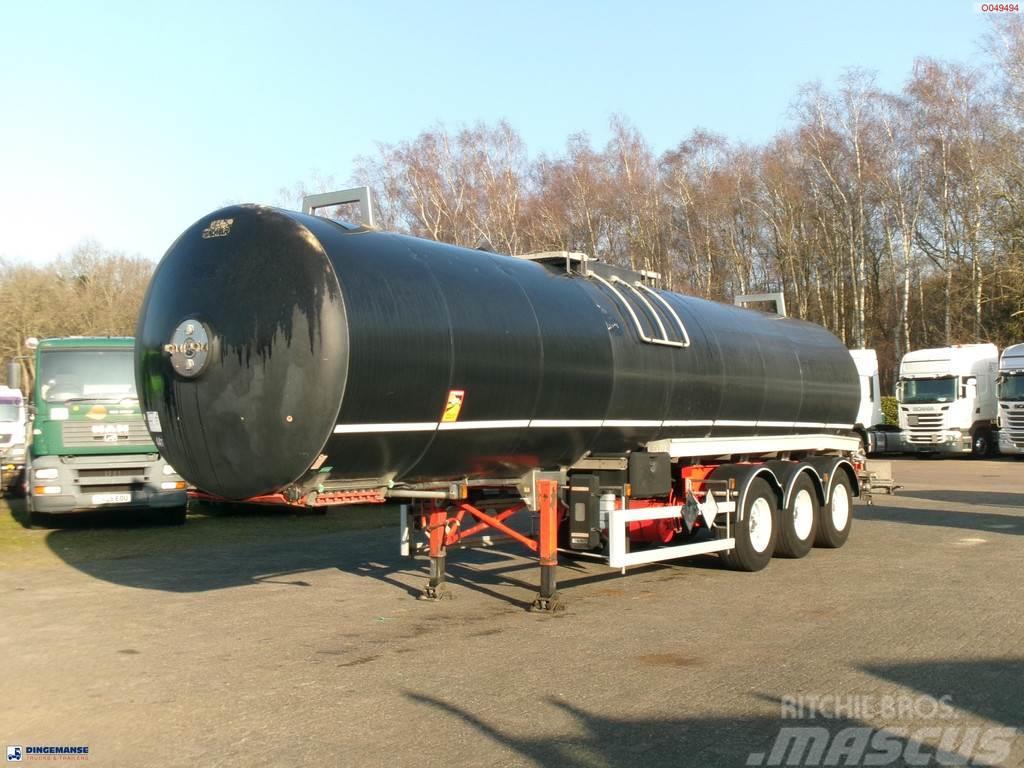 Magyar Bitumen tank inox 31 m3 / 1 comp + ADR Cisternos puspriekabės