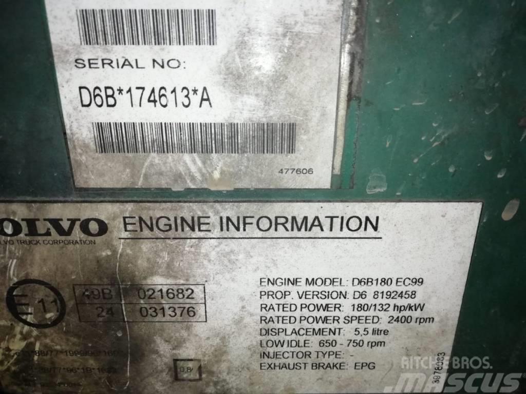 Volvo Engine D6B180 Varikliai