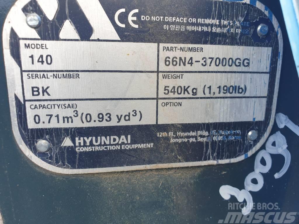 Hyundai Excavator digging bucket 140 66N4-37000GG Kaušai