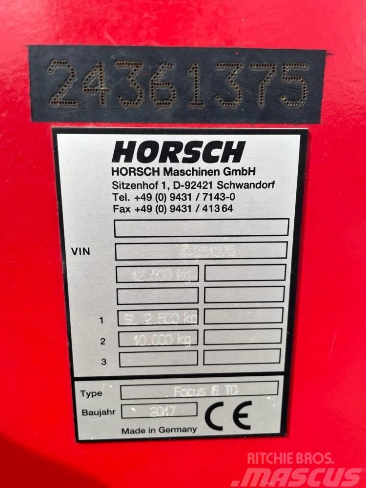 Horsch Focus 6 TD Sėjamieji kombainai