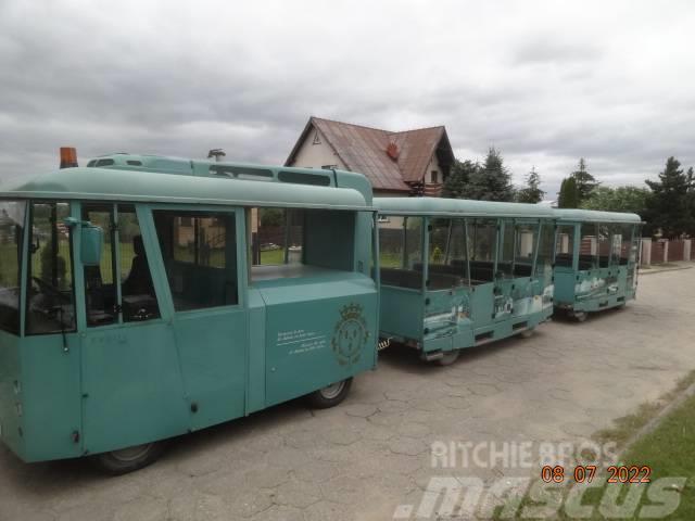  Cpil tourist train + 3 wagons Kiti autobusai