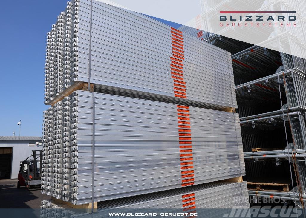 Blizzard Gerüstsysteme 61,24 m² neues Stahlgerüst mit Alubö Pastolių įrengimai
