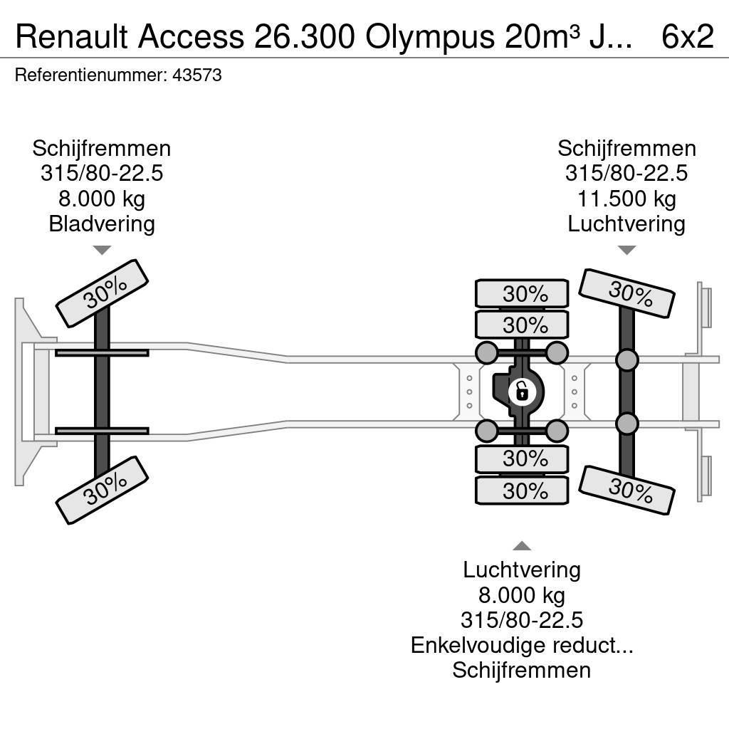 Renault Access 26.300 Olympus 20m³ Just 187.041 km! Šiukšliavežės