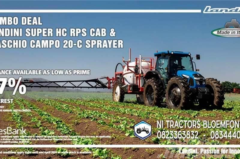 Landini PROMO - Landini Super HC RPS CAB & Maschio Sprayer Traktoriai