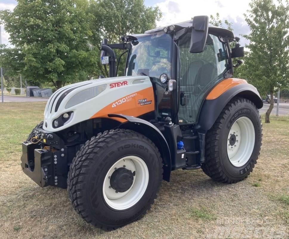 Steyr 4130 Expert CVT Naudoti kompaktiški traktoriai