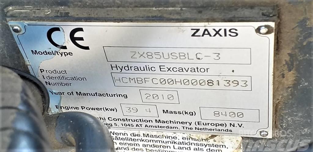  Midikoparka gąsienicowa HITACHI ZX 85 USBLC-3 Vidutinės galios ekskavatoriai 7-12 t
