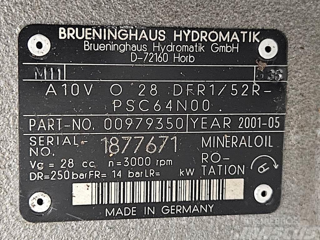 Brueninghaus Hydromatik A10VO28DFR1/52R-Load sensing pump Hidraulikos įrenginiai