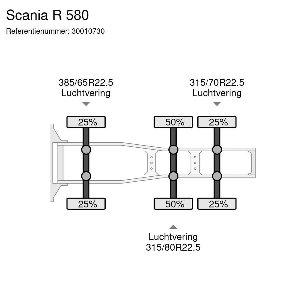 Scania R 580 Naudoti vilkikai