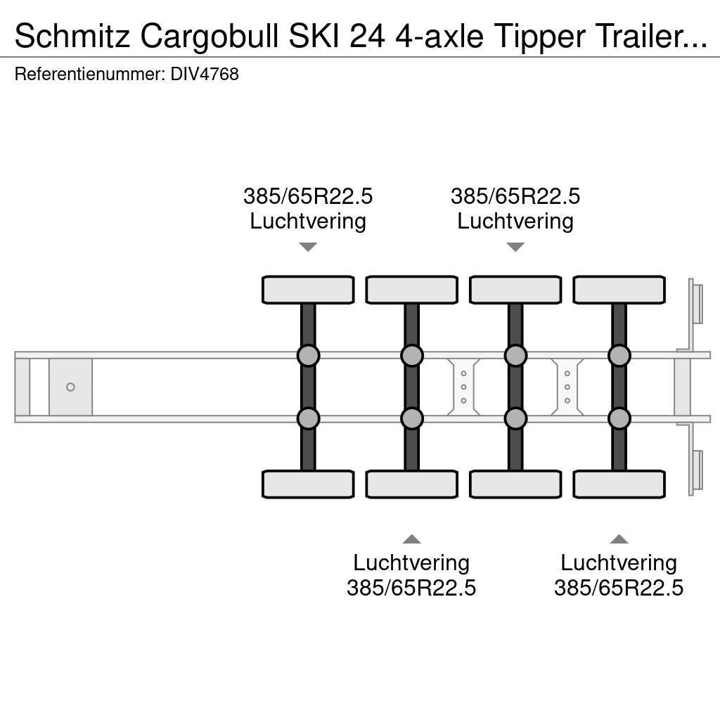 Schmitz Cargobull SKI 24 4-axle Tipper Trailer (4 units) Savivartės puspriekabės