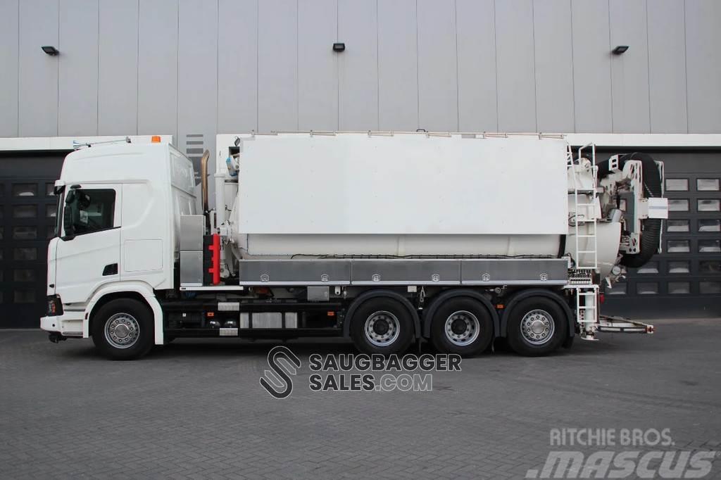 Scania R540 Amphitec Vortex 11000 suction excavator Kombinuotos paskirties / vakuuminiai sunkvežimiai