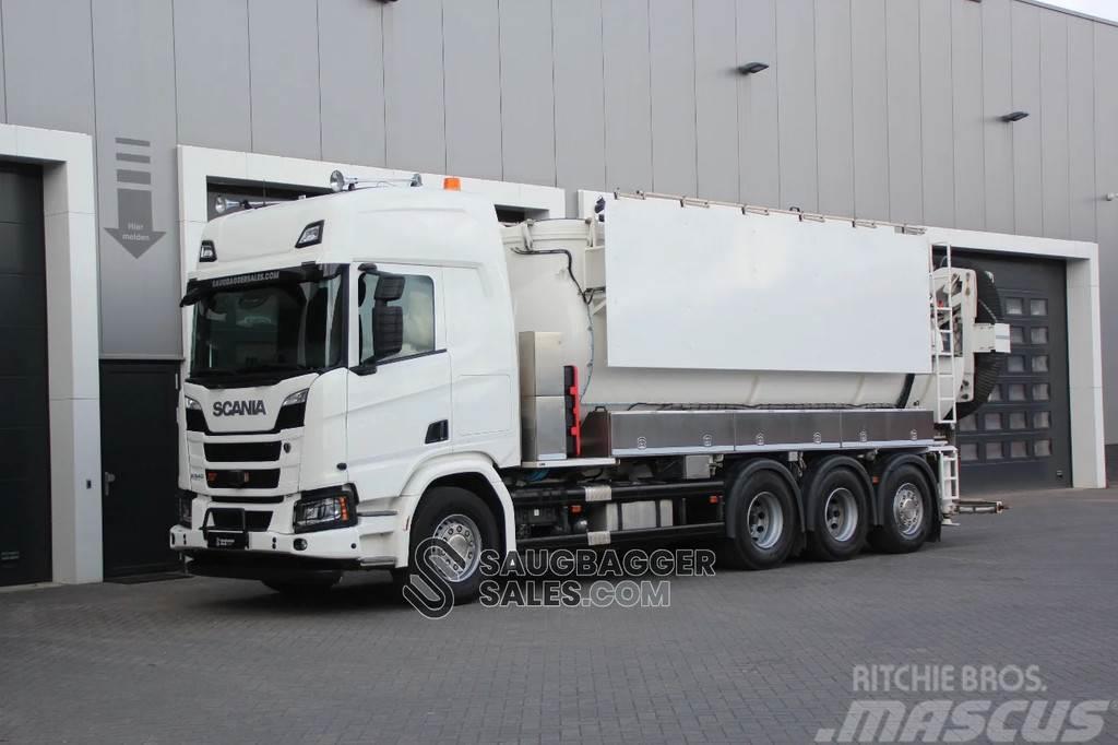Scania R540 Amphitec Vortex 11000 suction excavator Kombinuotos paskirties / vakuuminiai sunkvežimiai