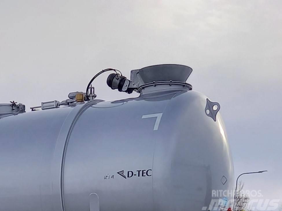 D-tec tanker manhole / filling funnel Cisternos - priekabos