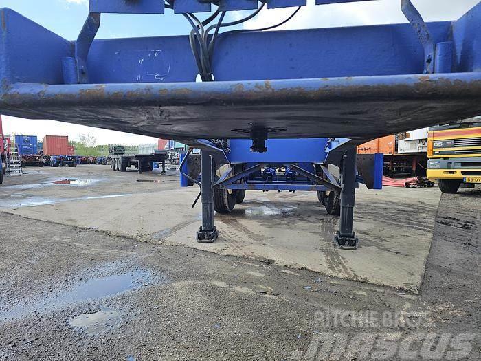  MKF Metallbau 20 FT Container chassis | steel susp Konteinerių puspriekabės