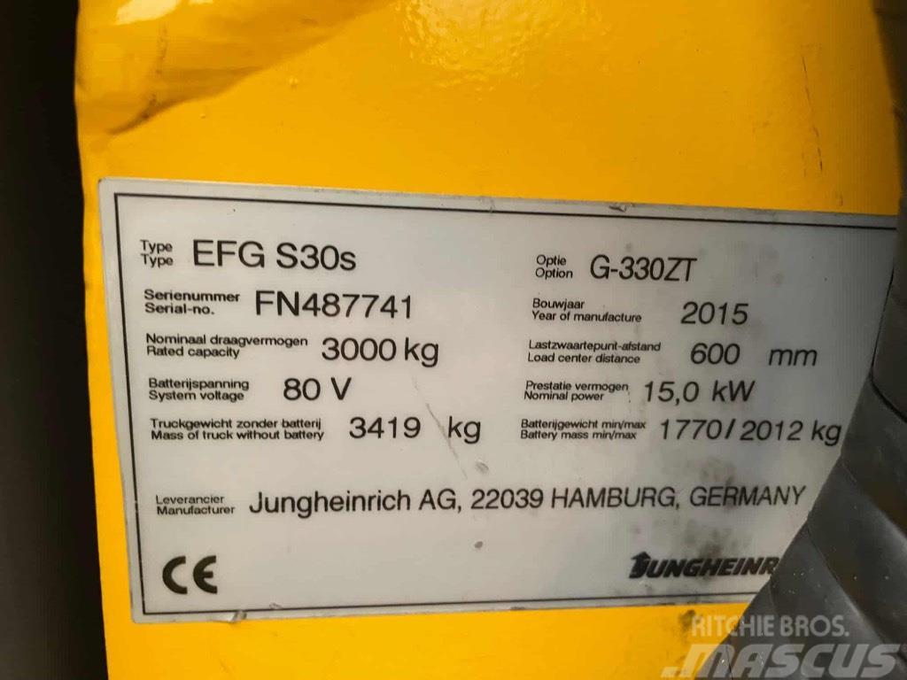 Jungheinrich EFG S30S Elektriniai šakiniai krautuvai