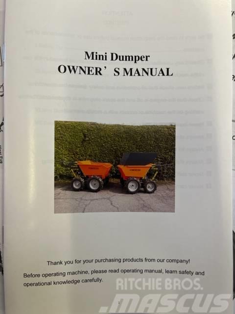 Mini Dumper 4WD Chain Drive Statybiniai savivarčiai sunkvežimiai