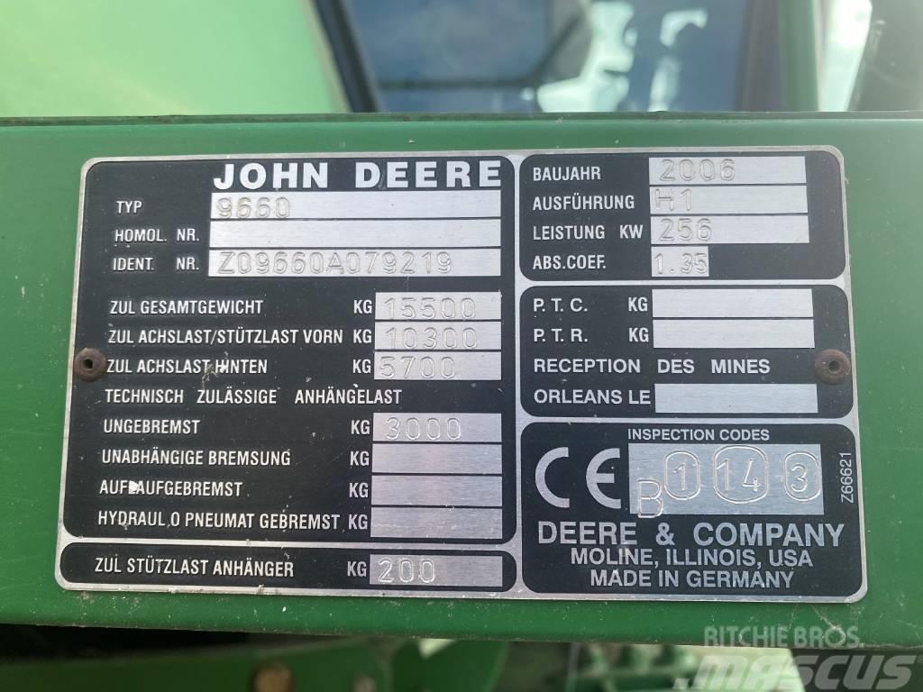 John Deere 9660 i WTS Derliaus nuėmimo kombainai