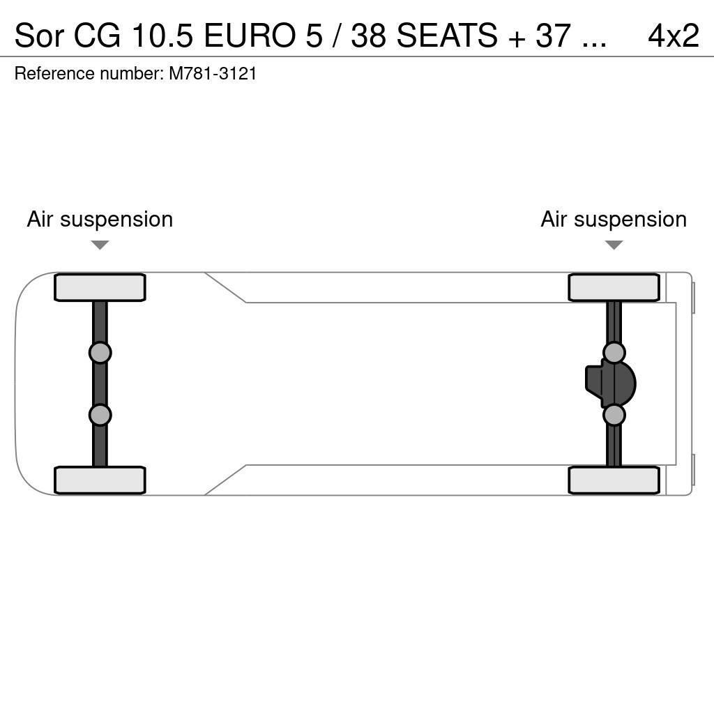 Sor Ibérica CG 10.5 EURO 5 / 38 SEATS + 37 STANDING / AC Miesto autobusai