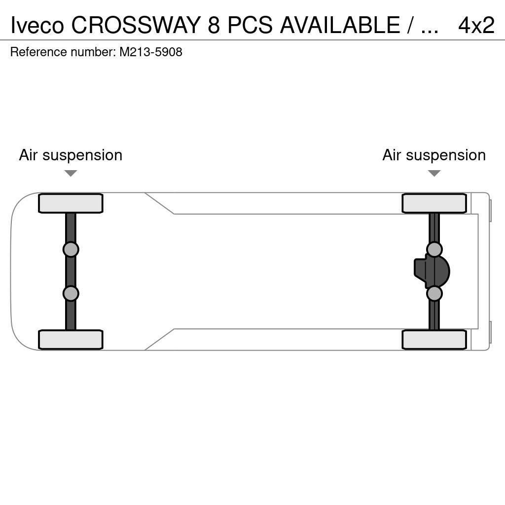 Iveco CROSSWAY 8 PCS AVAILABLE / EURO EEV / 44 SEATS + 3 Tarpmiestiniai autobusai