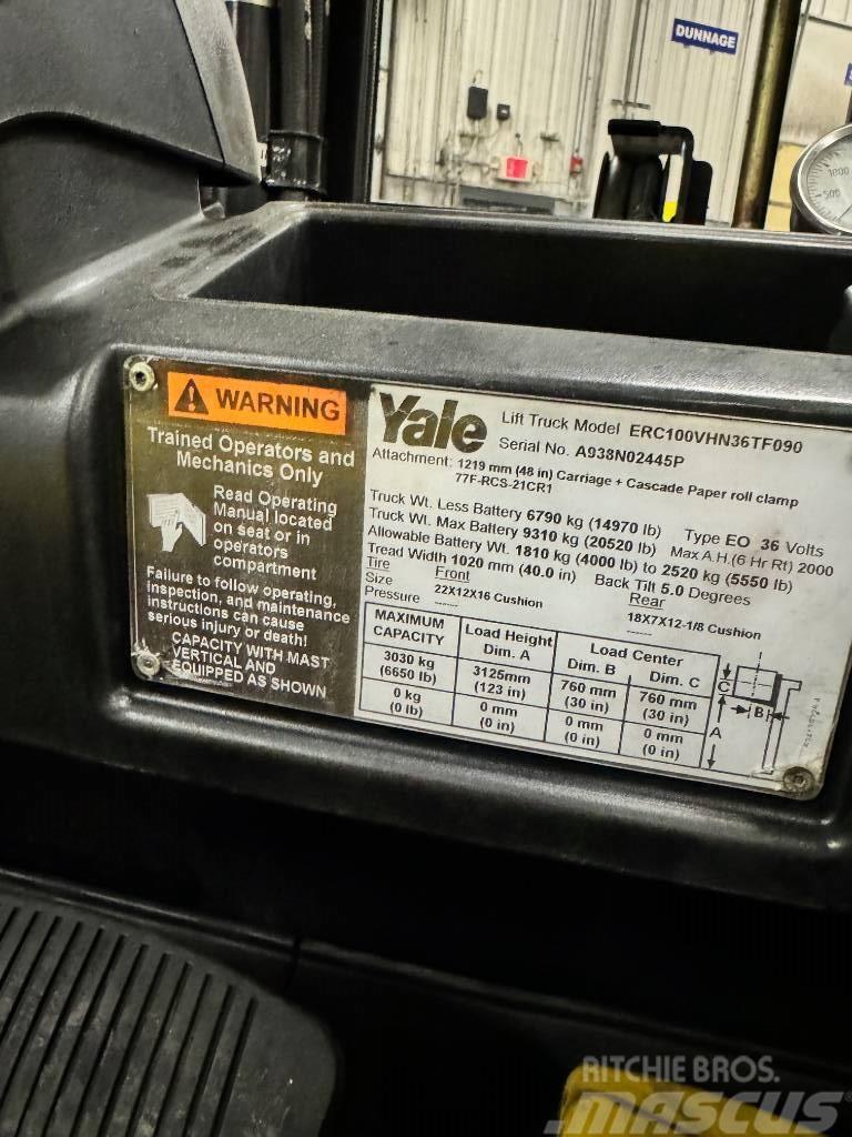 Yale ERC100VH Elektriniai šakiniai krautuvai