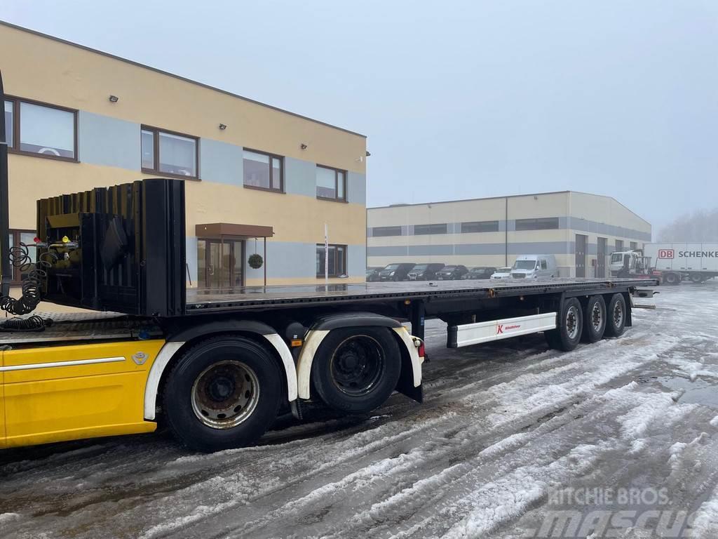 Kässbohrer XS + LIFTING AXLE Bortinių sunkvežimių priekabos su nuleidžiamais bortais