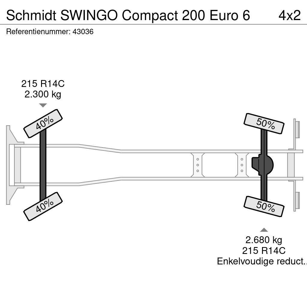 Schmidt SWINGO Compact 200 Euro 6 Šlavimo sunkvežimiai