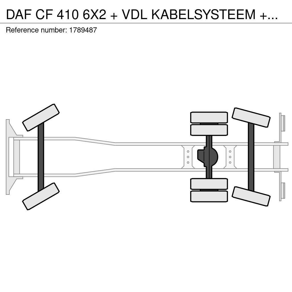 DAF CF 410 6X2 + VDL KABELSYSTEEM + HIAB 192 ES-4 KRAA Automobiliniai kranai