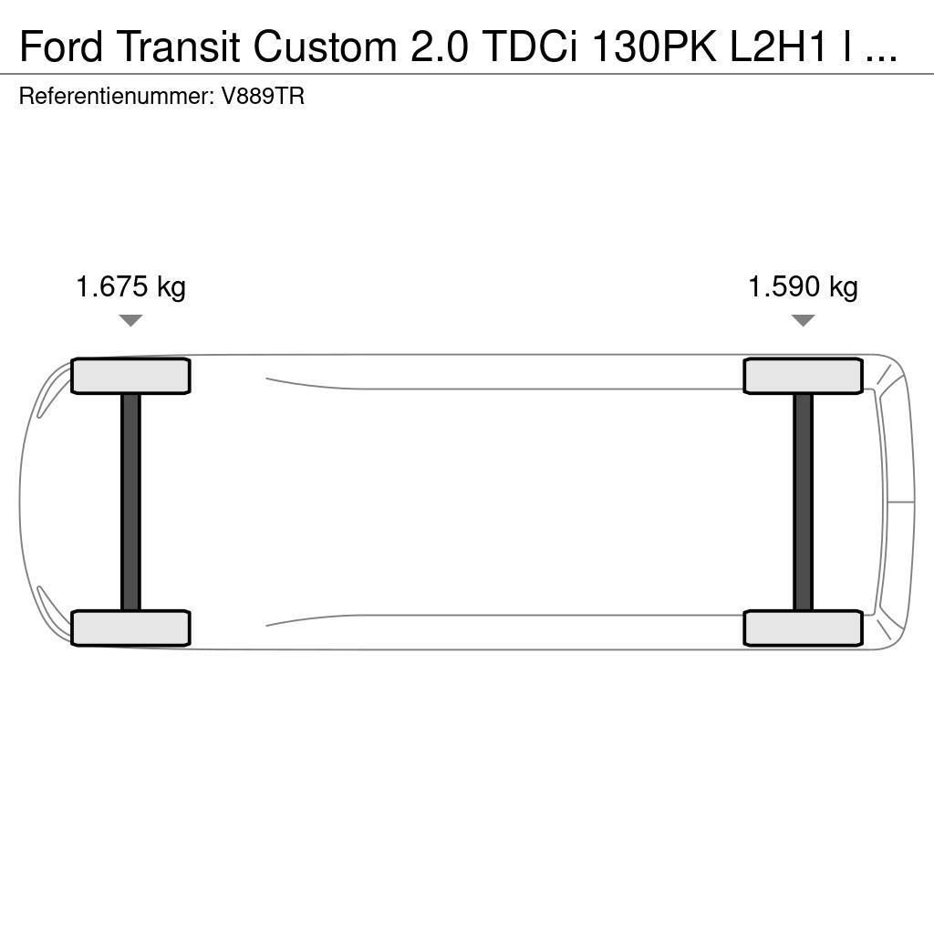 Ford Transit Custom 2.0 TDCi 130PK L2H1 l Airco l Navi Furgonai