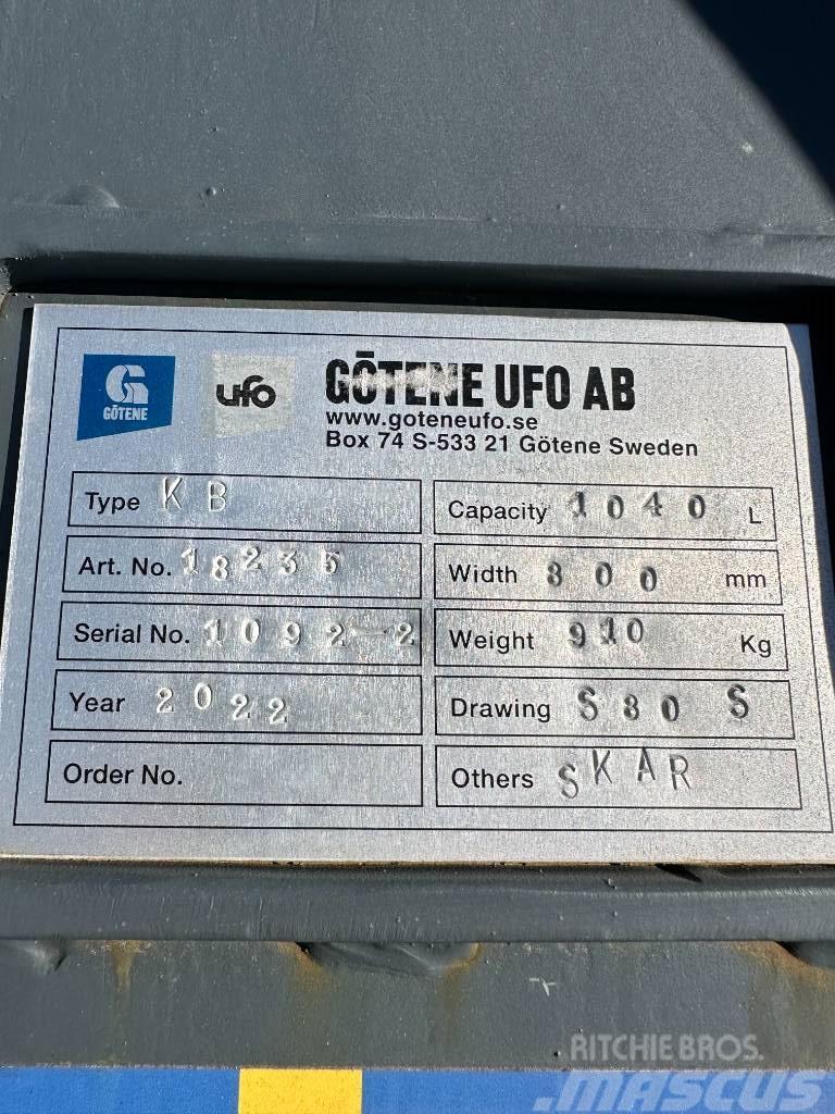 UFO KB-S80 Vikšriniai ekskavatoriai