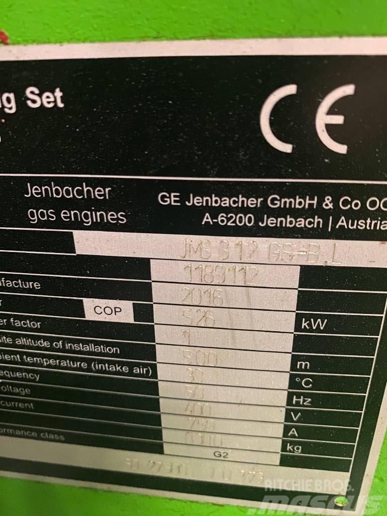  BIOGAS Jenbacher 526 kw Kita žemės ūkio technika