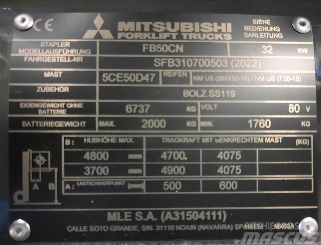Mitsubishi FB50CN Elektriniai šakiniai krautuvai