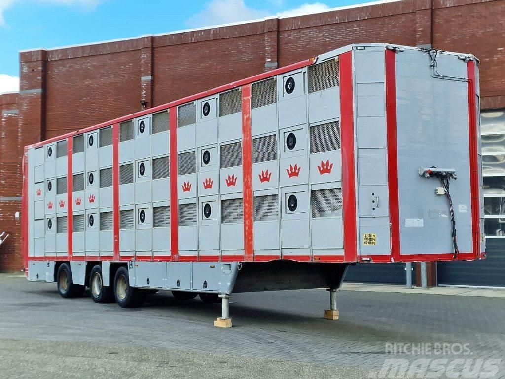  CUPPERS 3 deck livestock trailer - Water & Ventila Puspriekabės gyvuliams