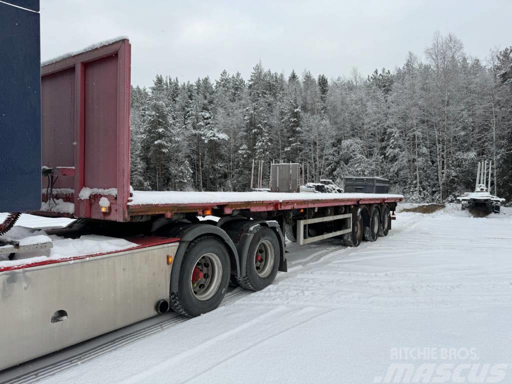 Jyki Paripyörillä, isoille painoille! Bortinių sunkvežimių priekabos su nuleidžiamais bortais