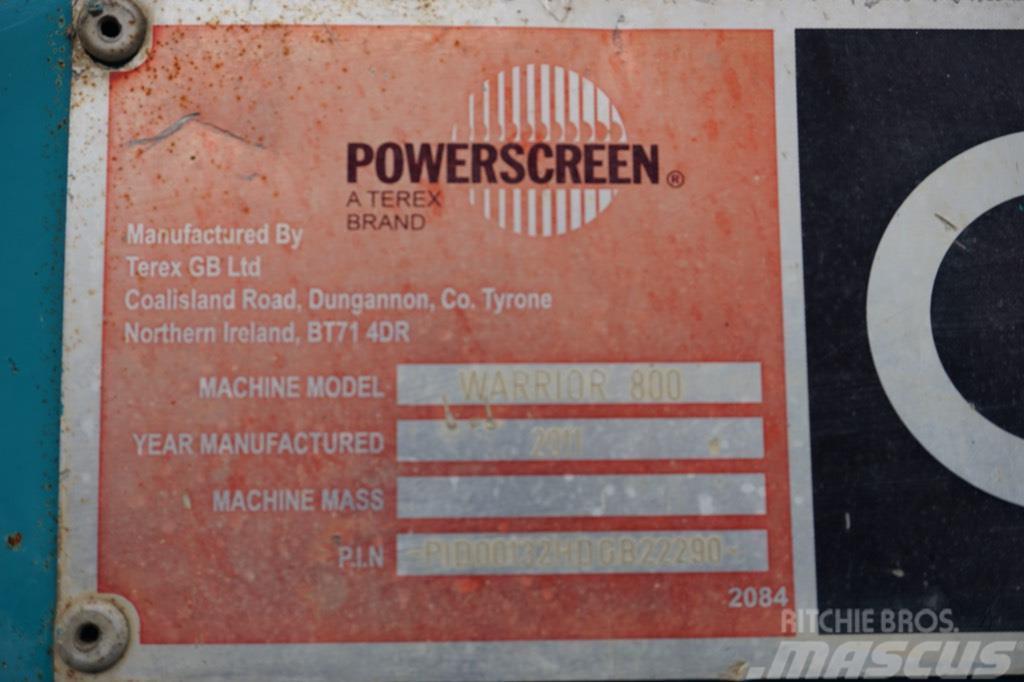 PowerScreen Warrior 800 Mobilūs sietai