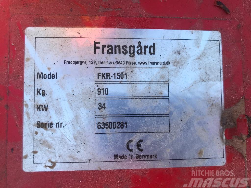 Fransgård FKR 1501 Ganyklų šienapjovės / rėžtuvės