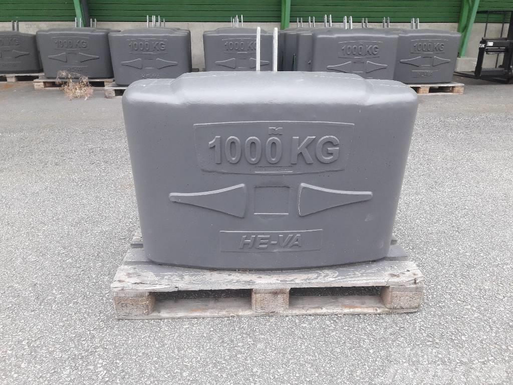 He-Va Etupaino 1000kg Priekiniai svoriai