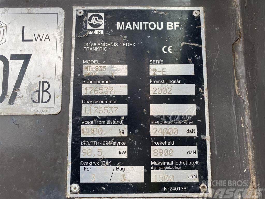 Manitou MT835-120LS Teleskopiniai krautuvai