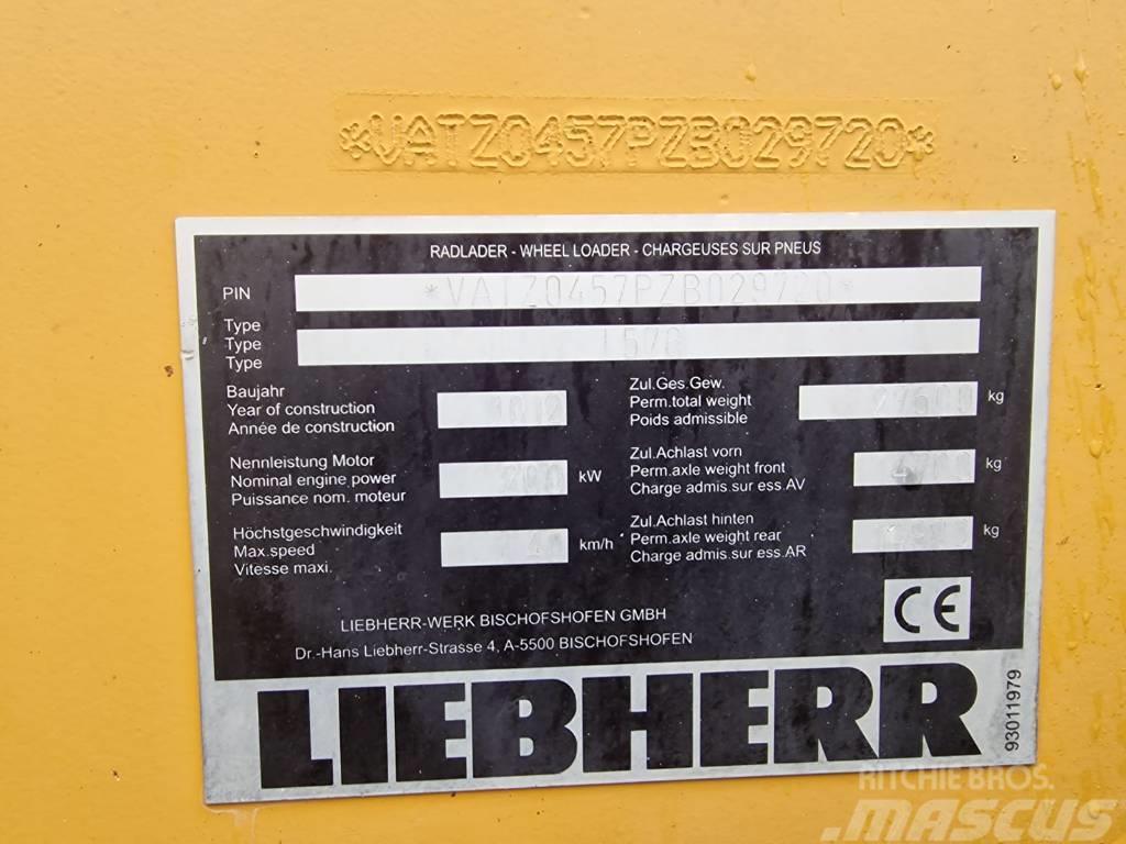 Liebherr L 576 2PLUS2 Bj 2012' Naudoti ratiniai krautuvai