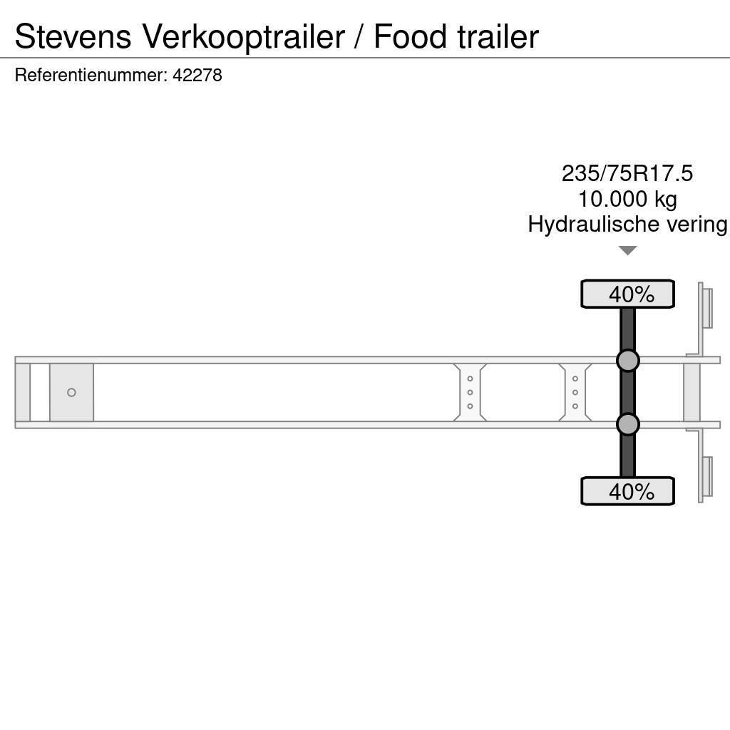 Stevens Verkooptrailer / Food trailer Puspriekabės su izoterminiu kėbulu